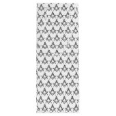 Freemason Masonic Square and Compass Freemasonry ワインギフトバッグ (裏面)