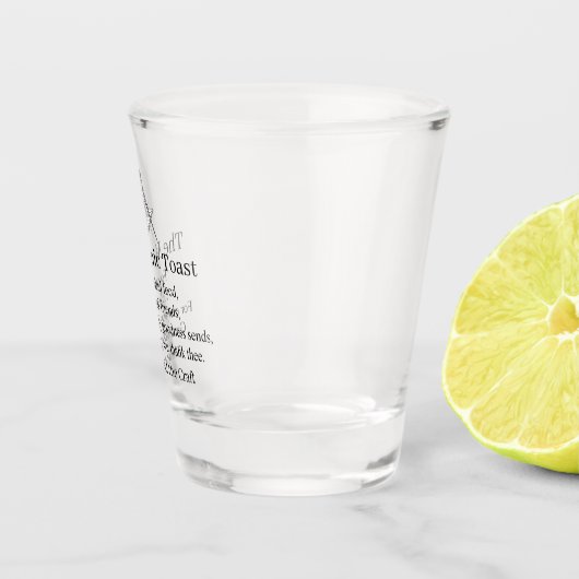 Freemason The Masonic Toast Engraved Whiskey ショットグラス (右)