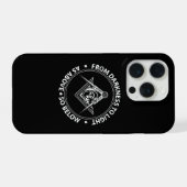 Freemasonry emblem iPhoneケース (裏面横)