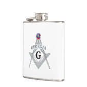Freemasonry lodge of the state of Georgia フラスク (左)