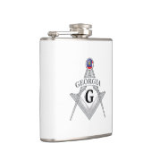 Freemasonry lodge of the state of Georgia フラスク (右)