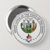 Freemasonry lodge of the state of Idaho 缶バッジ (正面&裏面)