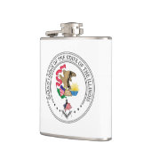 Freemasonry lodge of the state of Illinois フラスク (左)