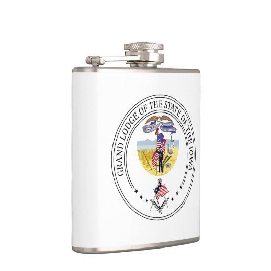 Freemasonry lodge of the state of Iowa フラスク (右)