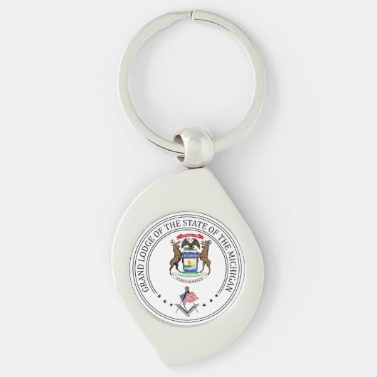 Freemasonry lodge of the state of Michigan キーホルダー (正面)
