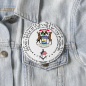 Freemasonry lodge of the state of Michigan 缶バッジ (インサイチュ)