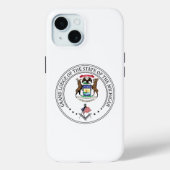 Freemasonry lodge of the state of Michigan Case-Mate iPhoneケース (裏面)