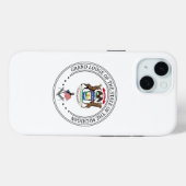 Freemasonry lodge of the state of Michigan Case-Mate iPhoneケース (裏面 (横))