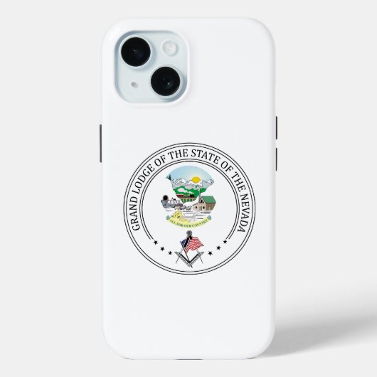Freemasonry lodge of the state of Nevada Case-Mate iPhoneケース (裏面)