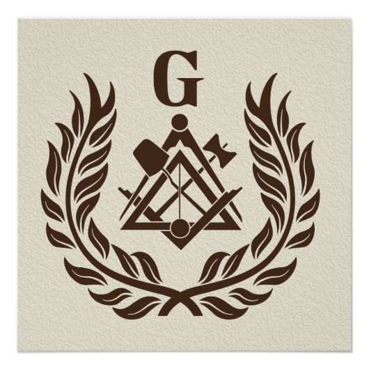 Freemasonry symbol ポスター (正面)