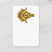Freemasonry symbol 名刺 (正面)