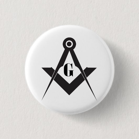 Freemasonry symbol 缶バッジ (正面)