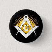Freemasonry symbol 缶バッジ (正面)