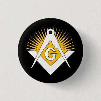Freemasonry symbol 缶バッジ