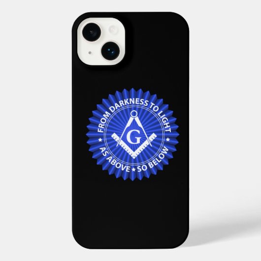 Freemasonry symbol iPhoneケース (裏面)