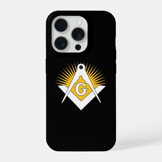 Freemasonry symbol iPhoneケース (裏面)