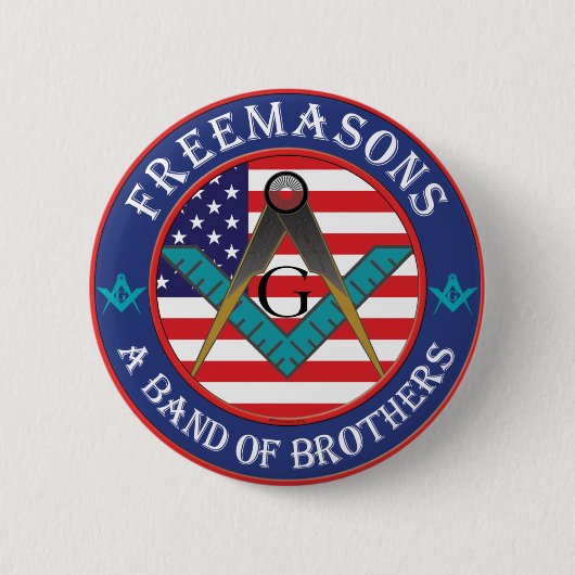 Freemasons – 兄弟のバンド 缶バッジ (正面)