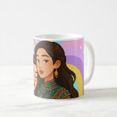 Freenbecky タイGL シップカップル Freen & Becky コーヒーマグカップ (正面右)