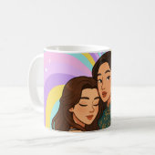 Freenbecky タイGL シップカップル Freen & Becky コーヒーマグカップ (正面左)