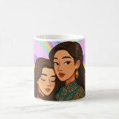 Freenbecky タイGL シップカップル Freen & Becky コーヒーマグカップ (中央)