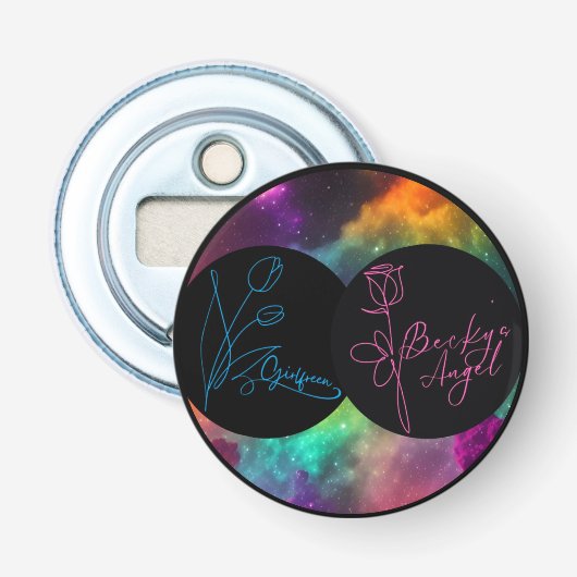 Freenbecky – バッジボトルオープナー 栓抜き (正面)