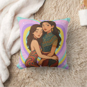 Freenbecky Thai GL Ship Couple Freen & Becky  クッション (ブランケット)