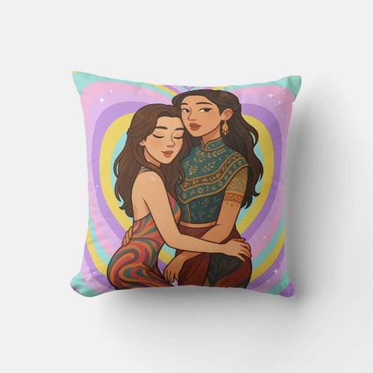 Freenbecky Thai GL Ship Couple Freen & Becky  クッション (正面)