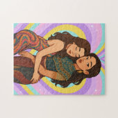 Freenbecky Thai GL Ship Couple Freen & Becky ジグソーパズル (横)