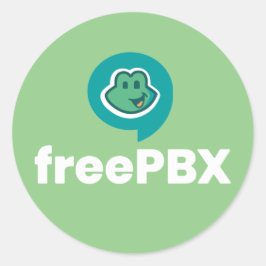 FreePBXロゴカラーステッカー ラウンドシール