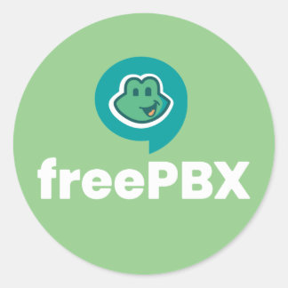 FreePBXロゴカラーステッカー ラウンドシール