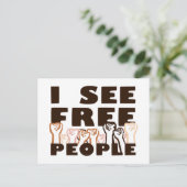 FreePeopleを表示 ポストカード (スタンド正面)