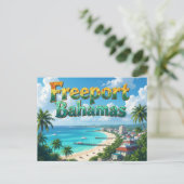 Freeport bahamas dreaming ポストカード (スタンド正面)