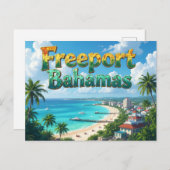 Freeport bahamas dreaming ポストカード (正面/裏面)