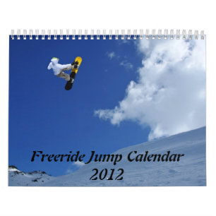 Freerideのジャンプのカレンダー2012年 カレンダー