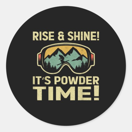 Freeskiing ski goggles freestyle-skiing ラウンドシール (正面)