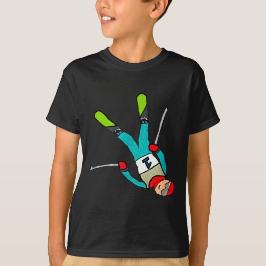 Freestyle skiing  tシャツ (正面)
