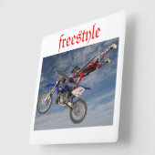 freestyle yamaha スクエア壁時計 (傾斜)