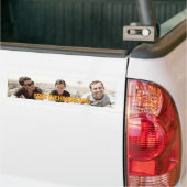 FREEtheHIKERS.orgのバンパーステッカー バンパーステッカー (トラック上)