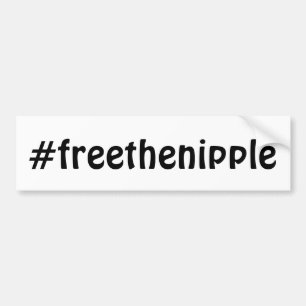 #freethenipple バンパーステッカー