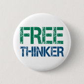 freethinker 缶バッジ (正面)