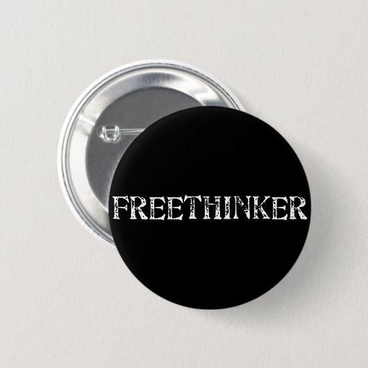 Freethinker 缶バッジ (正面&裏面)