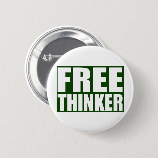 Freethinker 缶バッジ (正面&裏面)