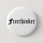 Freethinker 1 缶バッジ (正面)