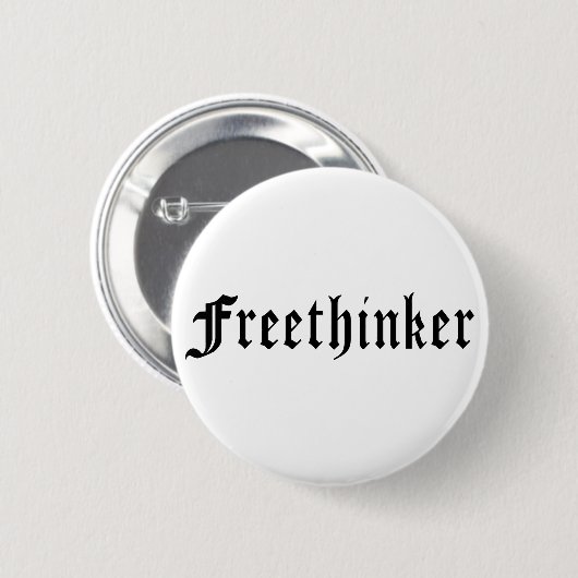 Freethinker 1 缶バッジ (正面&裏面)