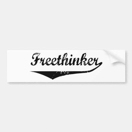 Freethinker 2 バンパーステッカー (正面)