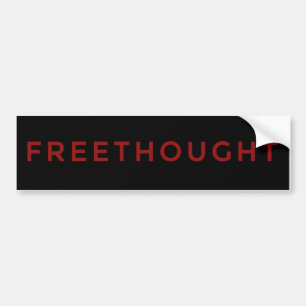 Freethoughtの懐疑的なバンパーステッカー バンパーステッカー