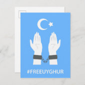 #FREEUYGHUR ポストカード (正面/裏面)