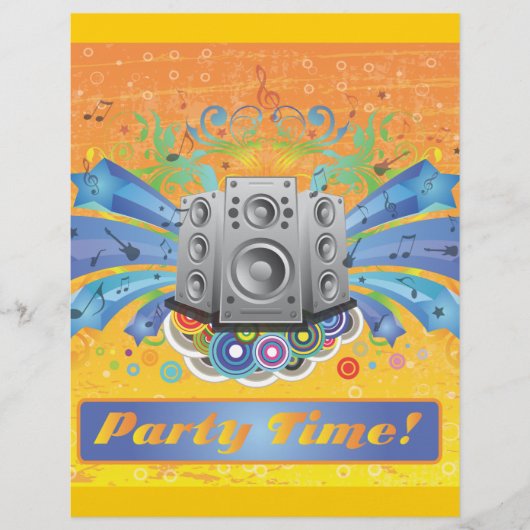 FreeVector-Party-Footage.ai チラシ (正面)