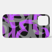 Freeway抽象芸術レトロサイケデリック紫 Case-Mate iPhoneケース (裏面 (横))