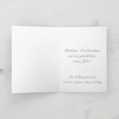 Frehliche Weichnachen – クリスマスバレリーナカード シーズンカード (内部)